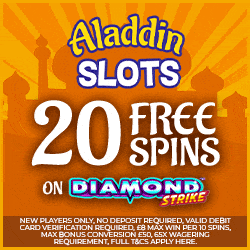 Aladdin Slots Casino New No Deposit