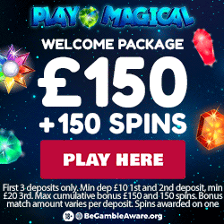 play magical casino free spins