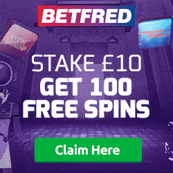 putaran gratis kasino betfred games