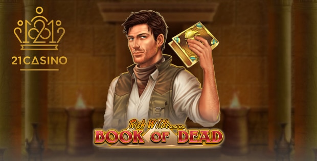 21 Casino: 21 No Deposit Spins on Book of Dead