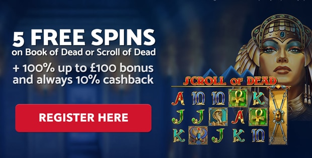 All British Casino: 5 Free Spins No Deposit