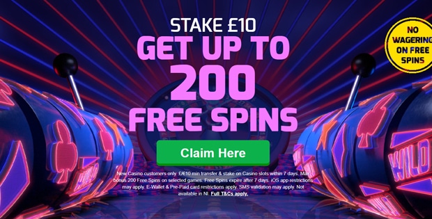 Betfred Casino Review: Daily No Deposit Bonus, 200 Free Spins No Wagering, Games, and Player Experience