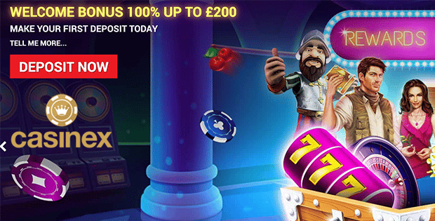 casinex casino bonus