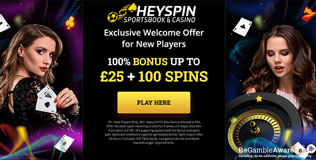 heyspin casino bonus