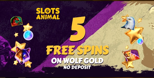 Slots Animal Casino: 5 Free Spins No Deposit