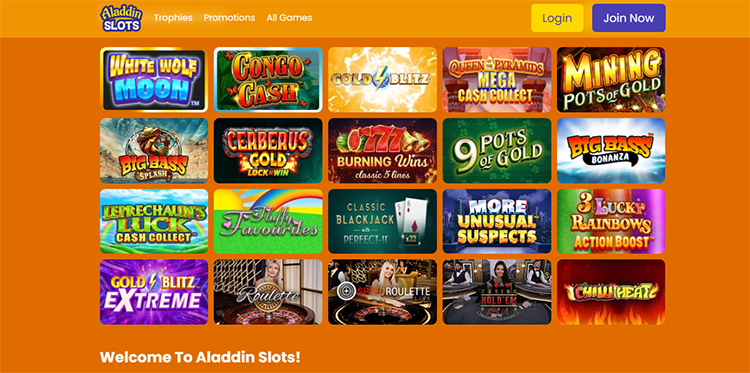aladdin slots casino games