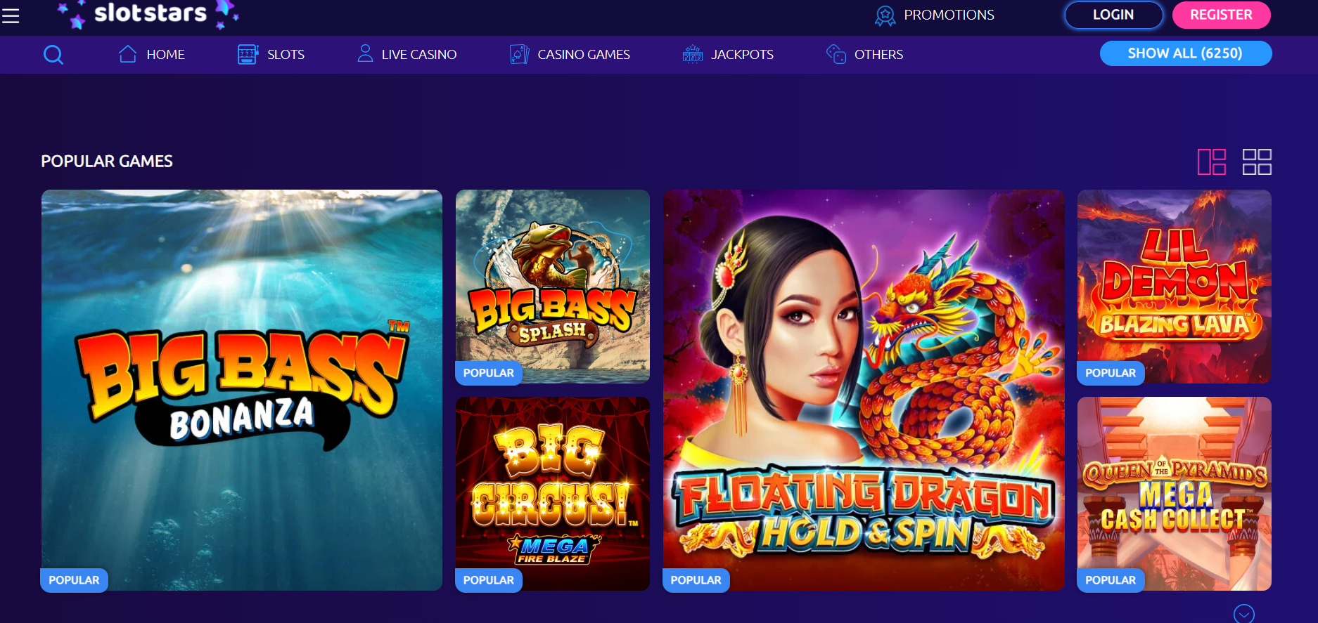 SlotStar Games & Providers