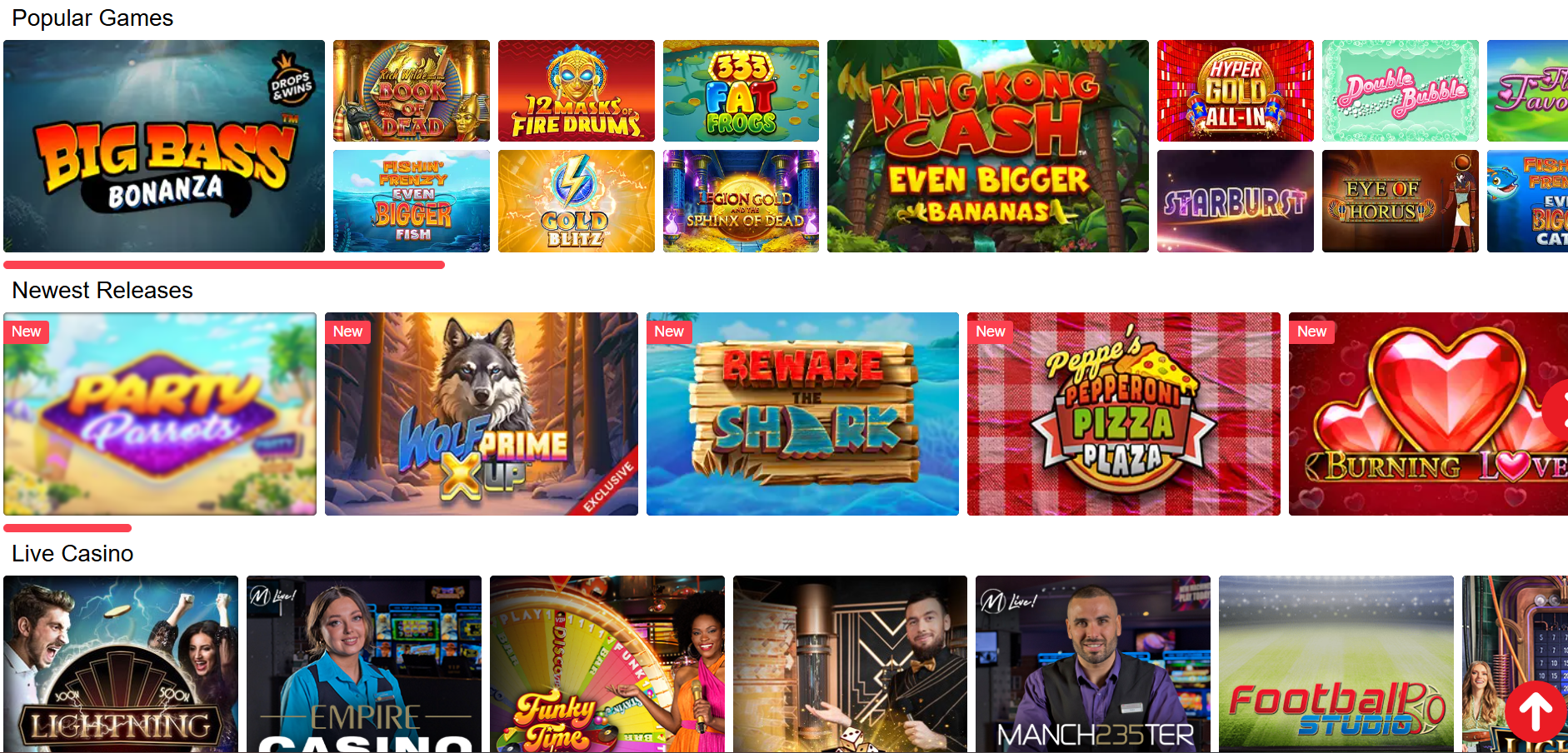 666 Casino Games & Providers